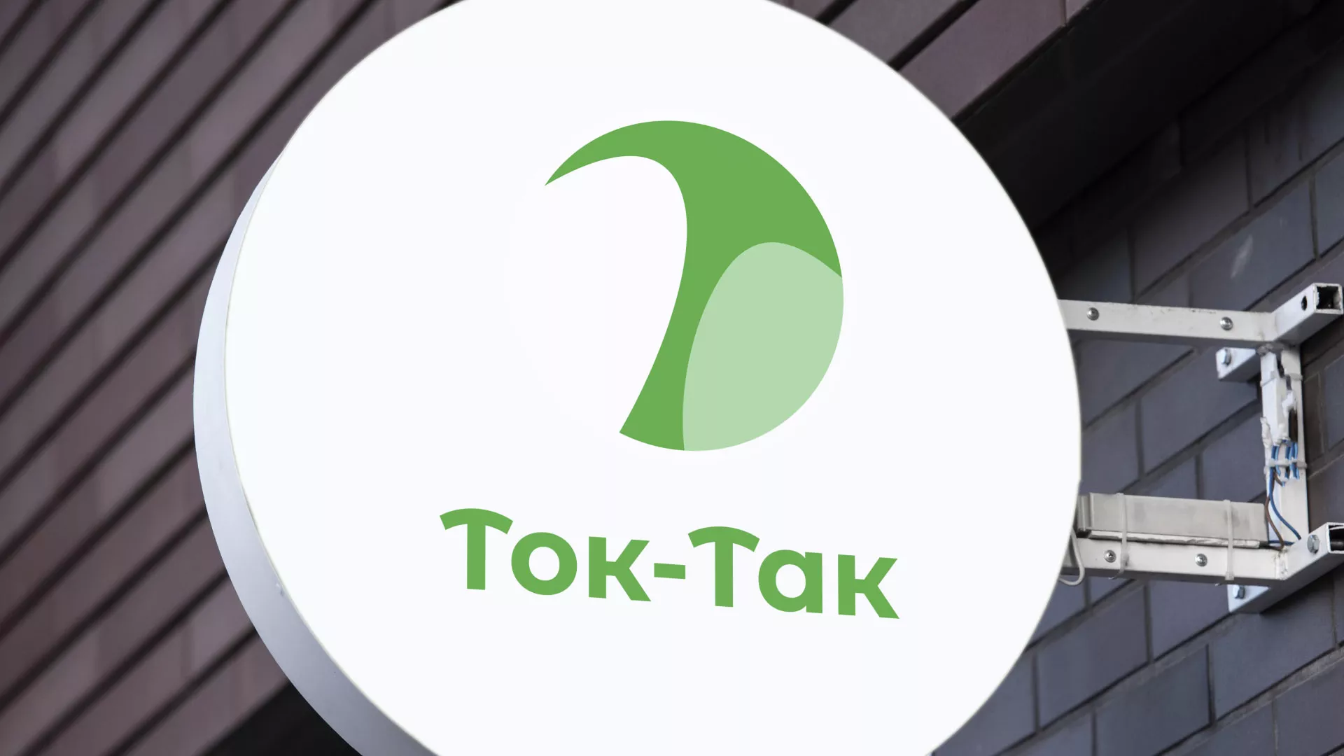 Разработка логотипа аутсорсинговой компании «Ток-Так» в Пушкино
