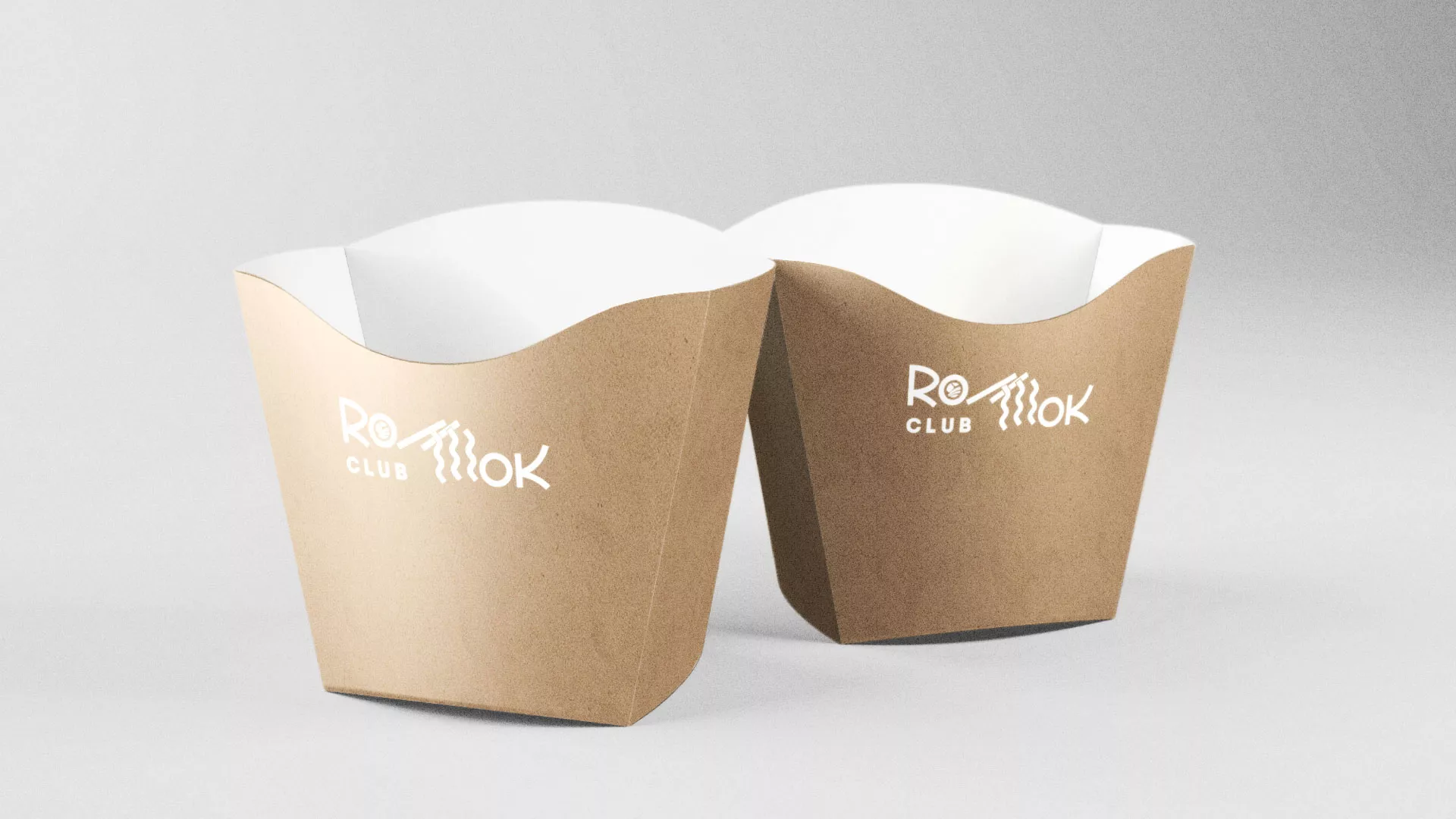 Создание логотипа суши-бара «Roll Wok Club» в Пушкино